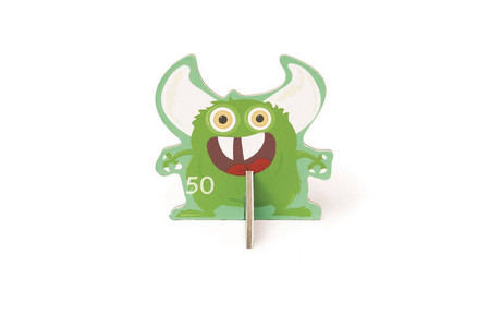 Scratch, Dmuchawka XL / 3 lotki przyssawki /  5 celów STWORKI