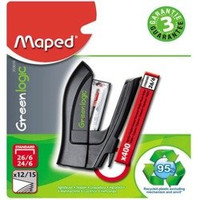 Zszywacz Greenlogic Mini Plus 400 Zszywek 26/6 Blis.