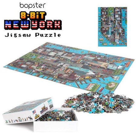 BOPSTER, Puzzle 8-BIT 500 elem - NOWY JORK