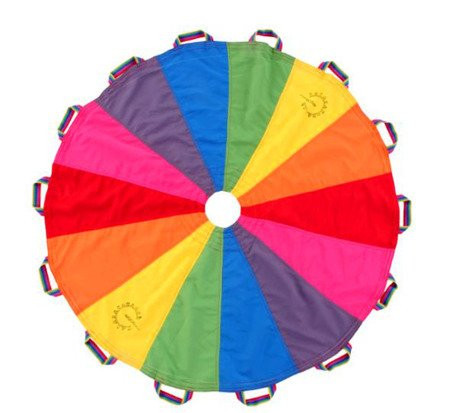 Profesjonalna Chusta Animacyjna 7-barw 1,2m 14 uchwytów