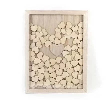 Pamiątkowa Ramka z drewna Miłość