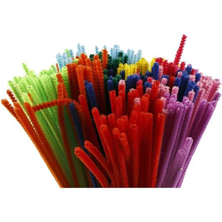 Druciki kreatywne Kolorowe 4 mm 300 szt.