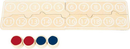 Gra matematyczna dla dzieci Ilość i działania Cegiełki Educate 11369-Small Foot Design, zabawki edukacyjne