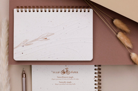 Notes na spirali 11x17 cm Tulip paper