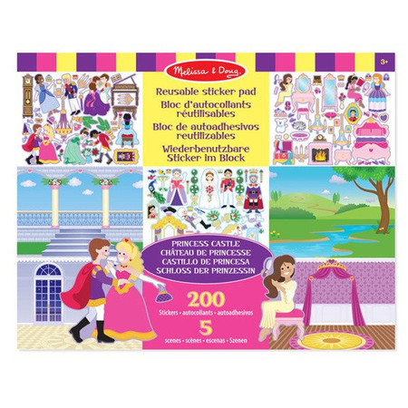 Naklejki wielorazowe Pałac Księżniczki