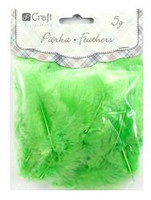 Piórka 5-12cm 5g zielone dp Craft