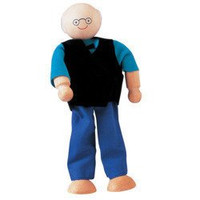 Laleczka drewniana Dziadek