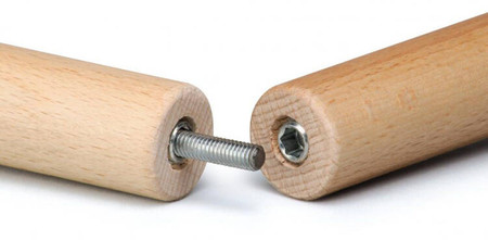 Drewniana deskorolka dla dzieci deska na kółkach Maxi Roller Board Erzi