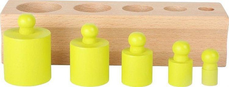Drewniana układanka logiczna odważniki Small Foot