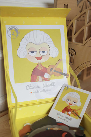 CLASSIC WORLD Układanka Magnetyczna Moda Zdjęcia Chłopcy 32 el.