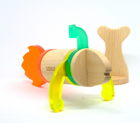 Lekkid, Konstrukcyjne drewniane klocki magnetyczne - BOX 50 el.