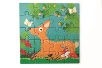 Scratch, Puzzle magnetyczne - książka podróżna W lesie 2 obrazki 40 elem.