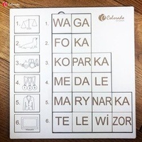 Krzyżówka Obrazkowo-Sylabowa Nr 6