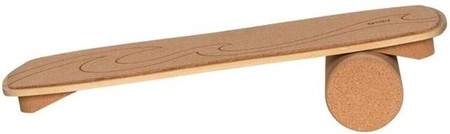Bambusowa deska do balansowania na wałku korkowym do 120kg Goki