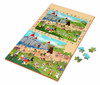 Scratch, 2 w 1 Puzzle magnetyczne i gra obserwacyjna - Farma 80 el.