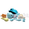 WOOPIE GREEN Zestaw do Piasku Żółwik Niebieski 8 el. BIODEGRADOWALNY ORGANICZNY MATERIAŁ