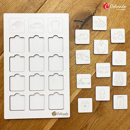 Drewniana tablica do kategoryzowania – część 1