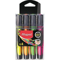 Zakreślacz Fluo Peps Max Mix Kol. 4 szt Etui