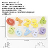 Drewniane cyferki zabawka edukacyjna dla dzieci sorter kształtów Le Toy Van