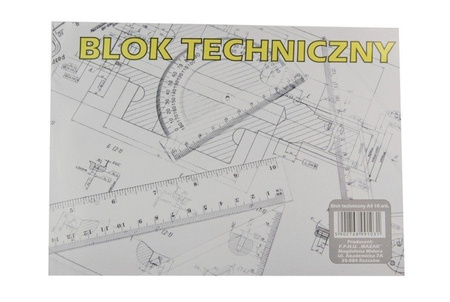 Blok techniczny A4 kolorowy