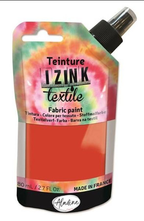 Farba płynna do tkanin 80ml Czerwona