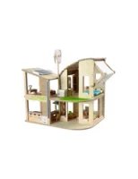 PlanToys | Ekologiczny domek dla lalek z mebelkami PT7156