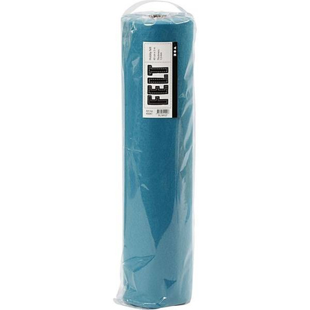 Filc w rolce W: 45 cm L: 5m Turkusowy