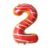 Balon foliowy CYFRA ciasteczko donut 40" 85 cm