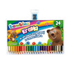 Kredki Bambino w oprawie drewnianej z temperówką 24 kolory