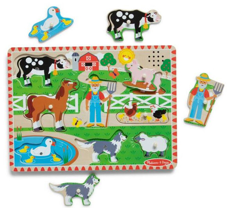 Puzzle muzyczne Old MacDonald Melissa & Doug