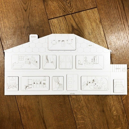 Układanka edukacyjna Dom