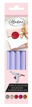 Pałeczki laku 4 szt. Pastelowo Fioletowy