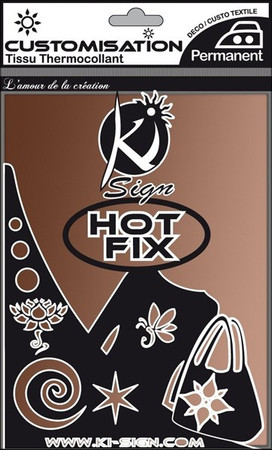 Naprasowanka arkusz 20x15cm Metal Brąz