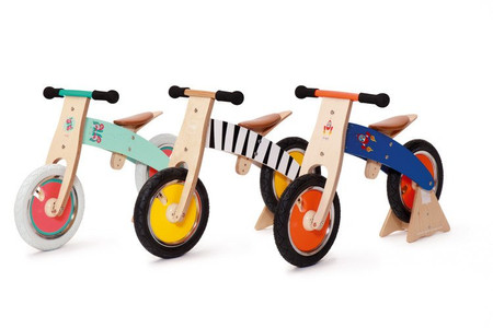 Drewniany rowerek biegowy Kosmos Scratch