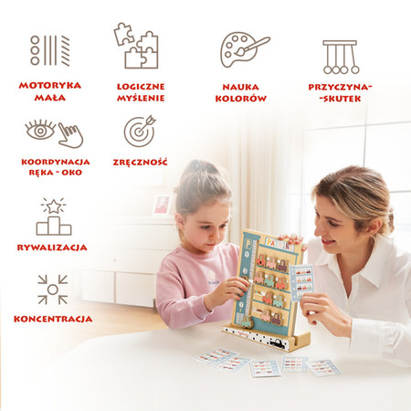 Układanka logiczna dla dzieci Parking - 36 mies. + Topbright