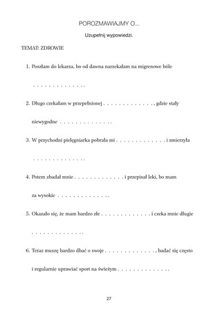 Znów mówię pokonać afazję Zestaw ćwiczeń