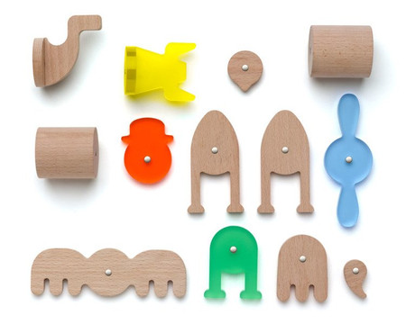 Drewniane klocki magnetyczne Pustynia Lekkid