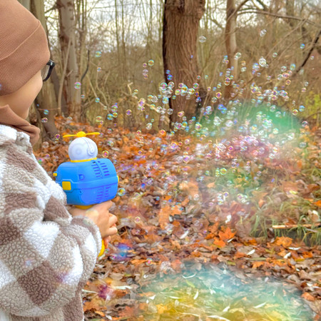 WOOPIE Maszynka do Robienia Baniek Mydlanych Space Żółty