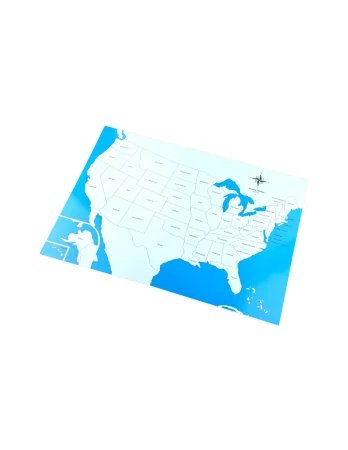 USA - mapa kontrolna z podpisami