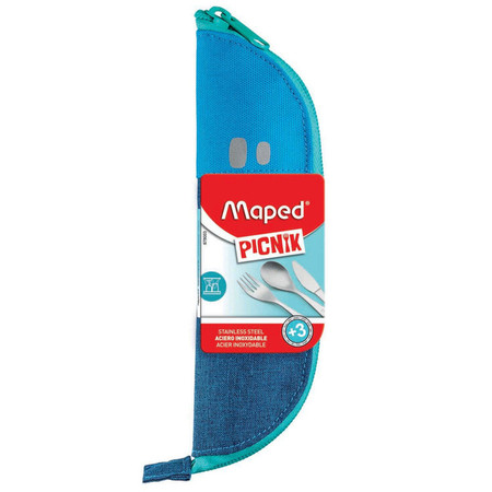 Sztućce Picnik Concept Kids w niebieskim etui (6)
