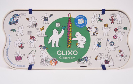 Klocki magnetyczne Clixo Classroom Pack 100 elem.