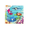 VIGA Drewniane Puzzle z Pinezkami Zwierzęta Morskie Wodne