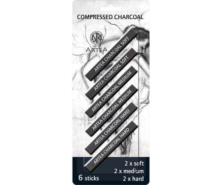 Zestaw węgli prasowanych Astra 6 szt