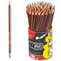 Ołówek Z Gumką Blackpeps Hb w kubku 72 szt.