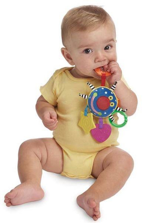 Zawieszka z gryzakami Whoozit 211790-Manhattan Toy, zabawki dla niemowląt