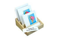 Flagi Ameryki południowej - karty trójdzielne