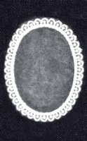 Naprasowanka koronkowa Owal