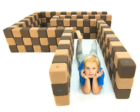 Materiałowe klocki magnetyczne XXL JollyHeap 150 szt. JOY