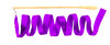 Wstążka gimnastyczna 2 m - fioletowa