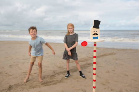 BS Toys, drewniana gra zręcznościowa Zrzuć Boba